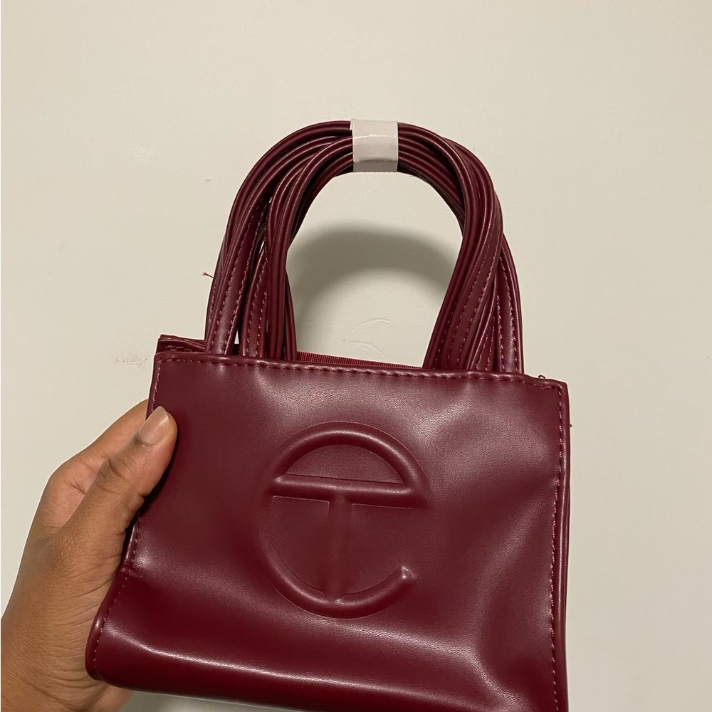 Telfar Deep Red Mini Bag